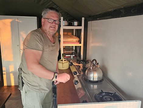 Morgens im Kapula South Camp