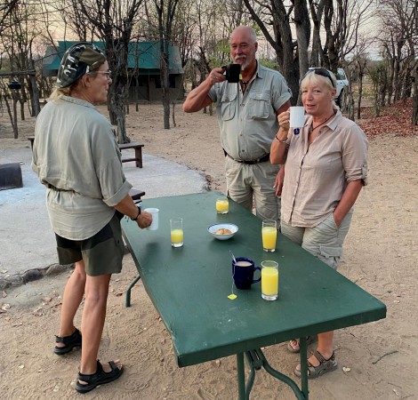 Morgens im Kapula South Camp