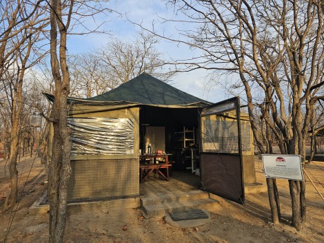 Kapula South Camp, Küchenzelt