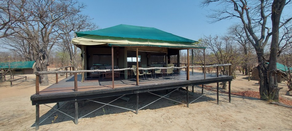 Kapula South Camp, Lounge Zelt