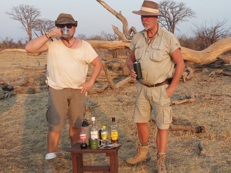 Sundowner im Busch