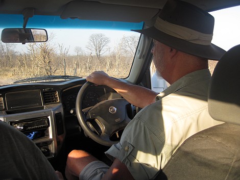 Pirschfahrt im Hwange National Park