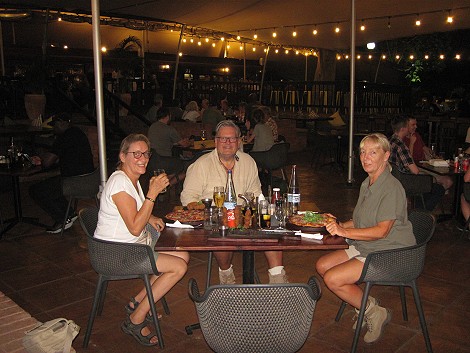 Three Monkeys restaurant, Vic Falls