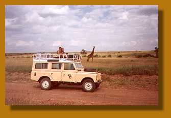 Landy in der Masai Mara