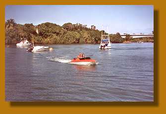 Bootfahren am Moorings, Mtwapa