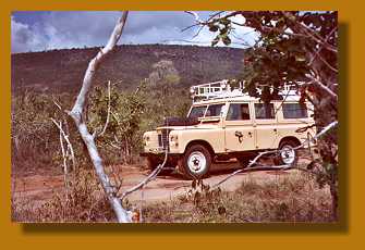 Landy in den Shimba Hills 