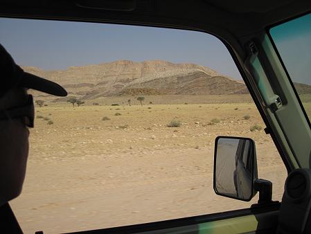 Unterwegs auf der C14 in Richtung Swakopmund