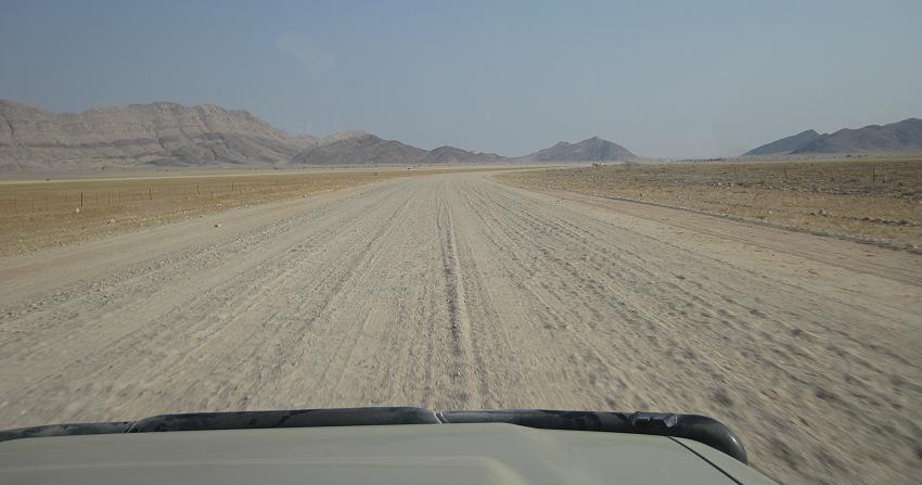 Unterwegs auf der C14 in Richtung Swakopmund