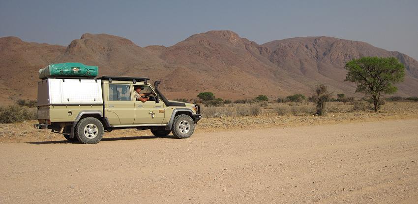 Unterwegs in Richtung Camp Oasis - Sesriem