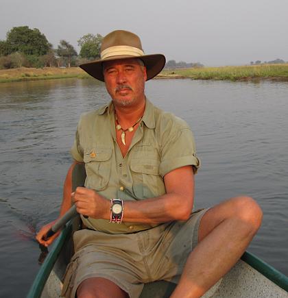 mit dem Kanu auf dem Sambesi, mana pools canoe trail