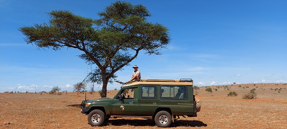 Jörg und Petra Reinecke auf Safari im Lumo Conservancy - Kenya
