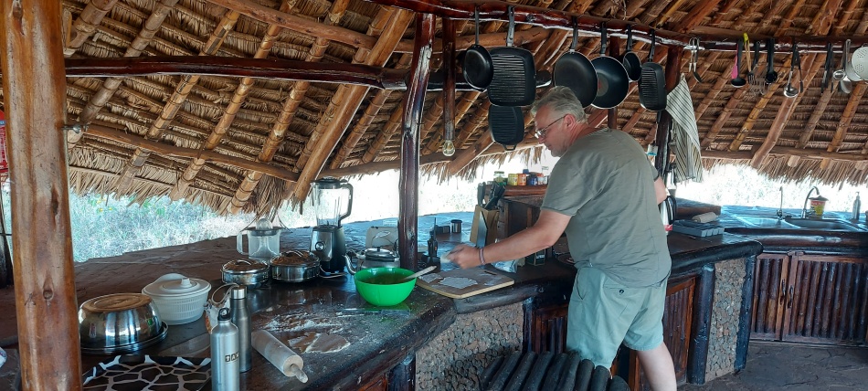 Selbstversorgung im Amboseli Bush Camp