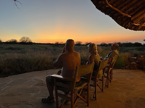 Sundowner im Amboseli Bush Camp