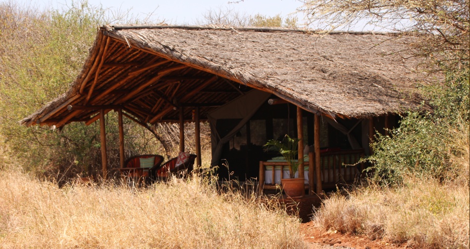 im Amboseli Bush Camp