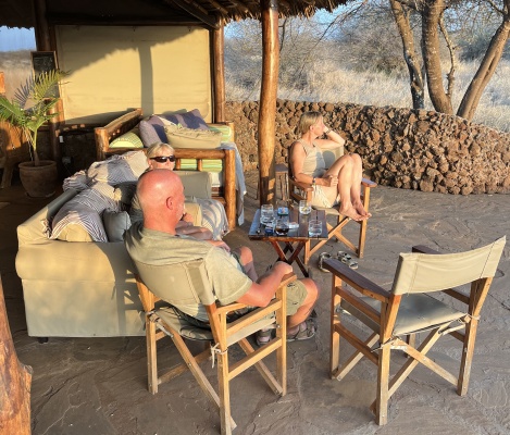 im Amboseli Bush Camp