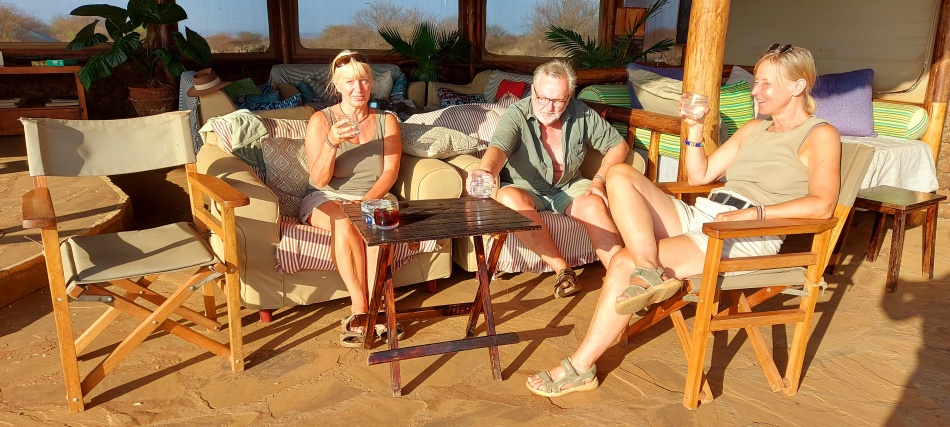 entspannter Nachmittag im Amboseli Bush Camp