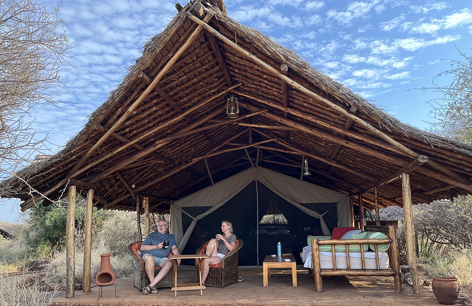 Tagesanbruch im Amboseli Bush Camp