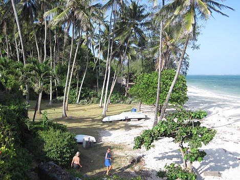 zu Besuch bei guten Freunden am Jumba Beach
