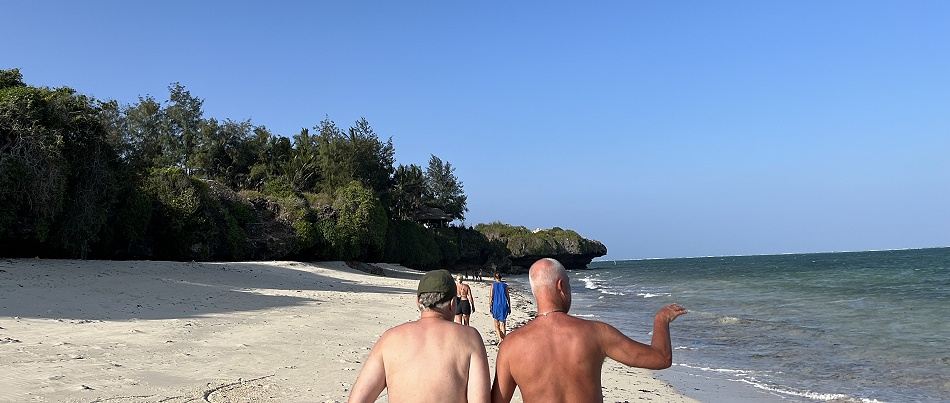 zu Besuch bei guten Freunden am Jumba Beach