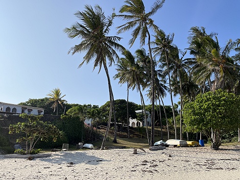 zu Besuch bei guten Freunden am Jumba Beach
