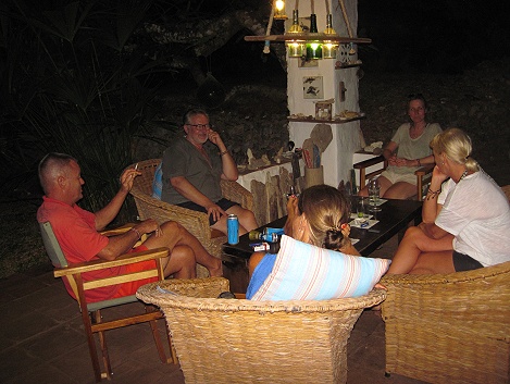 zu Besuch bei guten Freunden am Jumba Beach