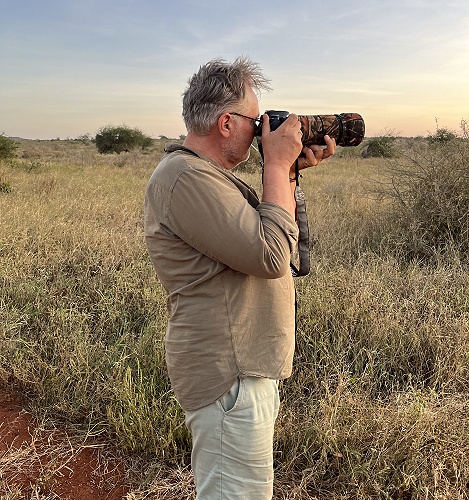 Falk Witte auf Safari in Kenya