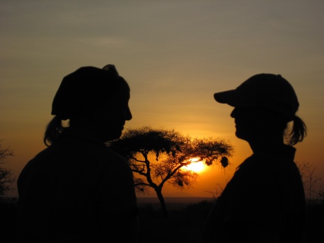 Sundowner im Lumo Reservat