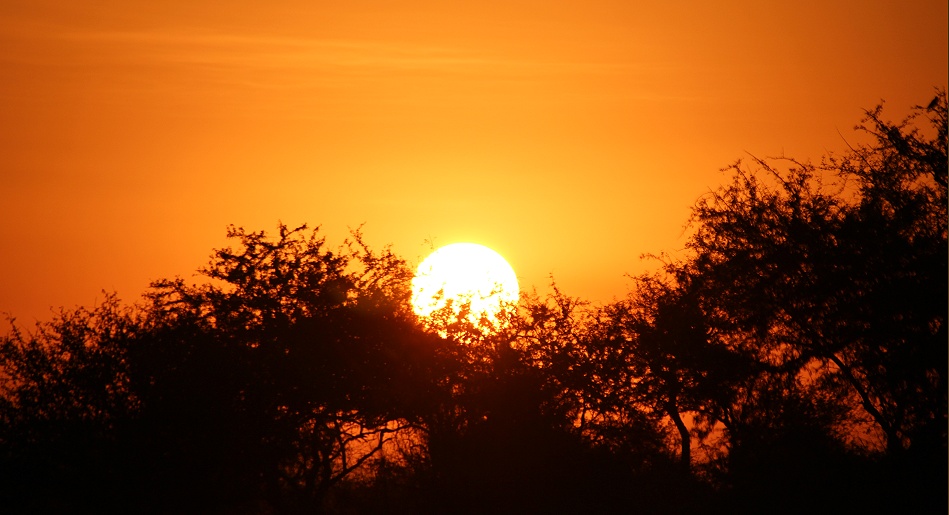 Sonnenuntergang im Lumo Conservancy