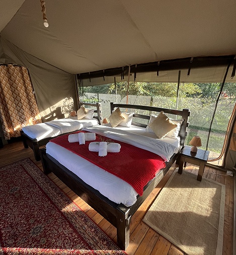 die neuen Zelte im Aruba Mara Camp