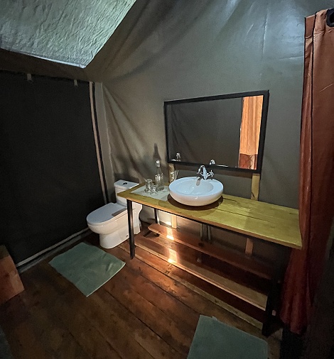 die neuen Zelte im Aruba Mara Camp
