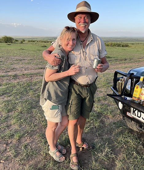 Sundowner in der Masai Mara