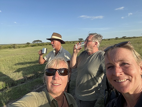 Sundowner im Busch