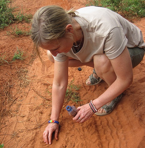 rote Erde aus dem Tsavo