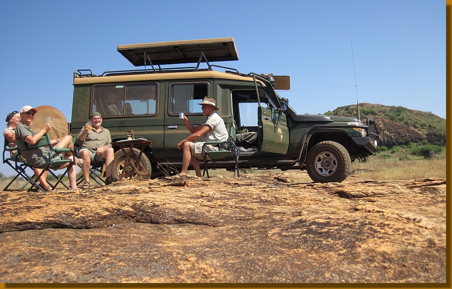 Auf Safari im Lumo Reservat