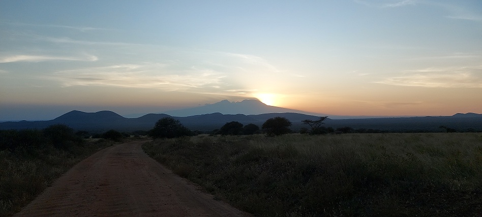 Sonnenuntergang, Tsavo West National Park