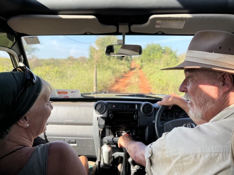 auf Pirschfahrt im Tsavo West National Park