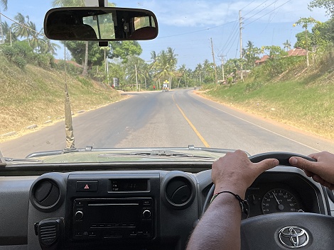unterwegs zum Msambweni Beach