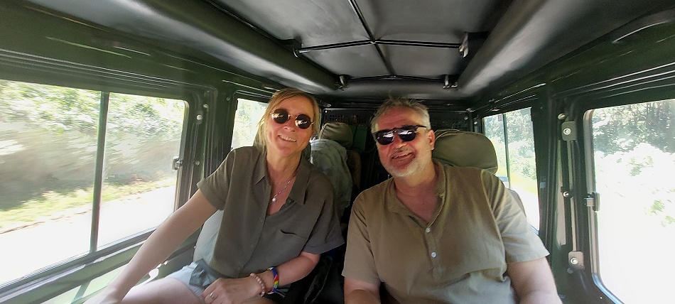 Silke und Falk unterwegs in Nairobi