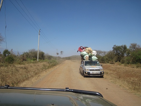 Auf dem Weg in Richtung Amboseli National Park