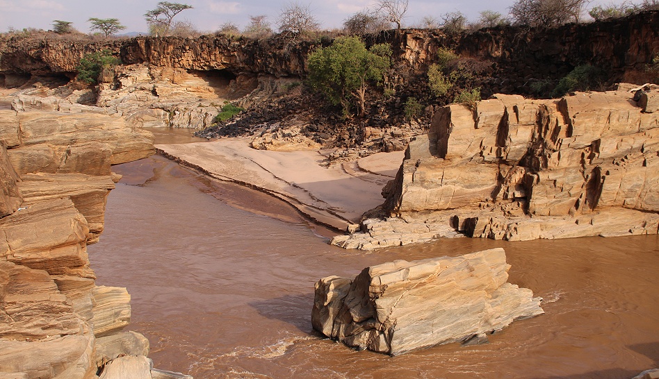 Lions Cave Camp Aussicht auf den Ewaso Ngiro