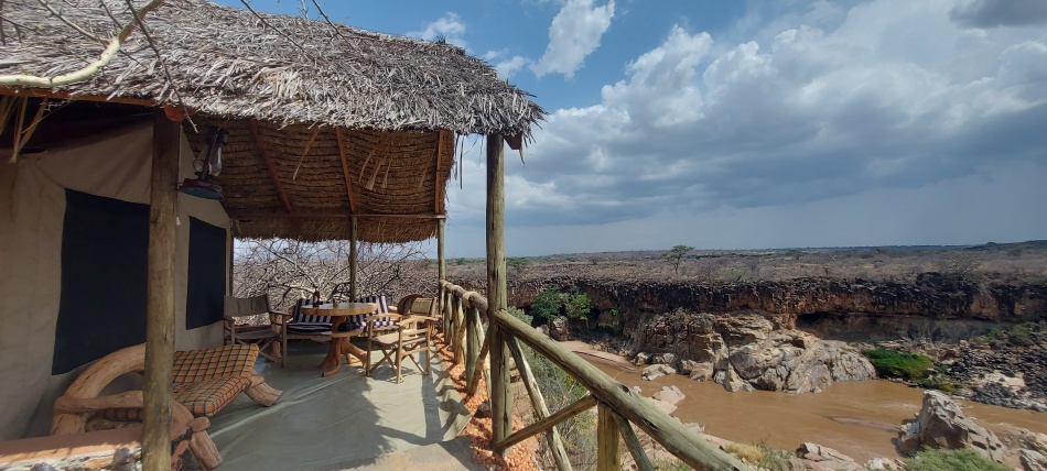 Unser Zelt im Lions Cave Camp