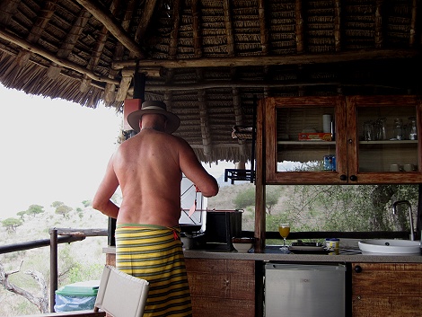 ein weiteres sp&auml;tes Fr&uuml;hst&uuml;ck im Leopards Lair Cottages