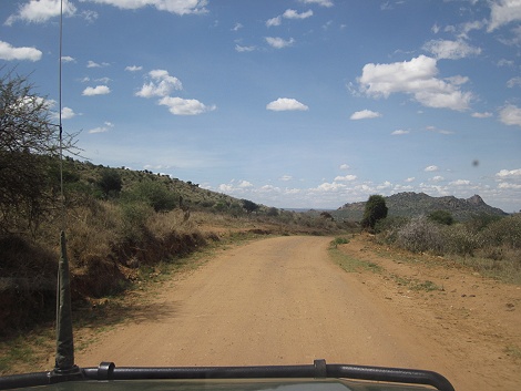 unterwegs im Laikipia Hochland