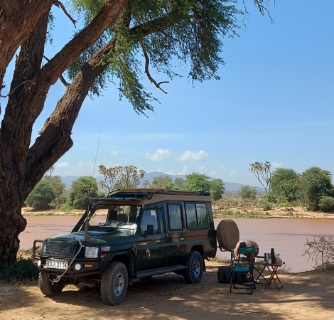 Buschfr&uuml;hst&uuml;ck im Samburu Reservat