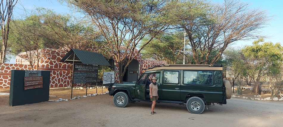 Einfahrt in das Samburu National Rervat