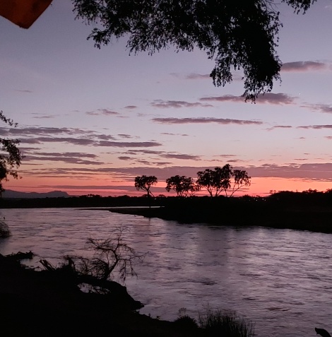 Sonnenaufgang im Samburu, Larsens Camp