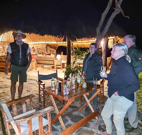 kleine Geburtstagsrunde im Ol Gaboli Camp