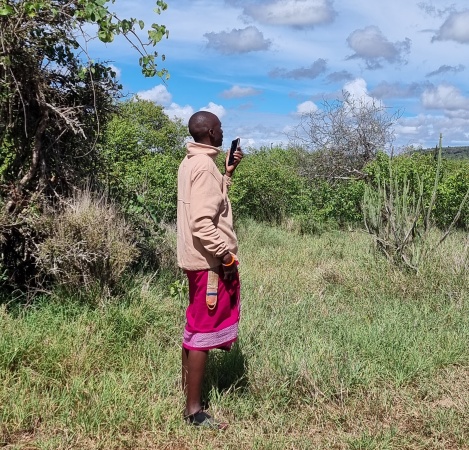 William einer der besten Spotter in Laikipia