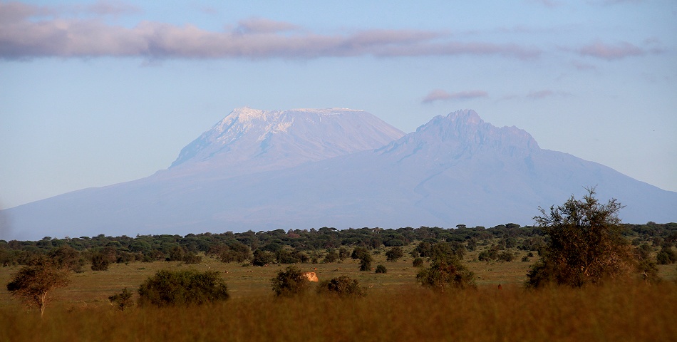 Der Kilimanjaro vom Lumo aus gesehen
