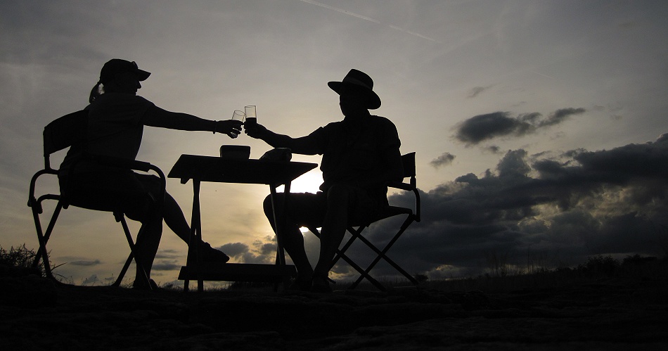 Sundowner am Lions Rock